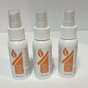 Norwex Toilet Spray Orange Cardamom Set of 3 NWOT